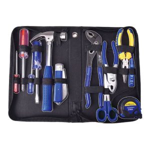 12 piece comprehensive tool set household tool kit