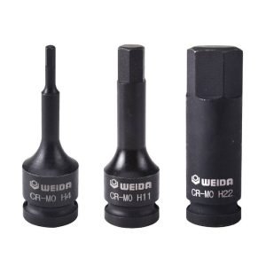 12.5mm Inch Drive Hex Bit Socket Set 78mm H4-H22