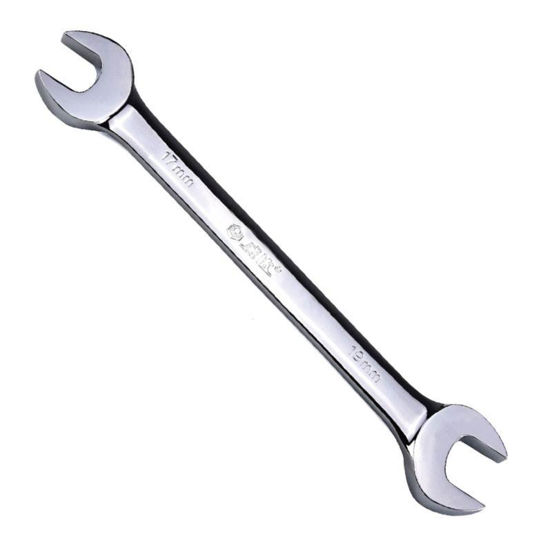 extra long mirror polished double open end wrench