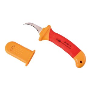 insulated sickle shaped cable knife