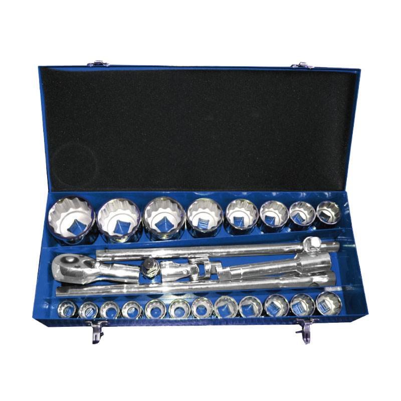 26Pc 20mm & 25mm Heavy Duty Socket Set Chrome Clearance