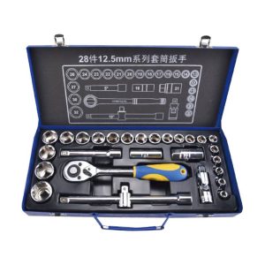 28-Piece 12.5mm Drive Metric Socket Set