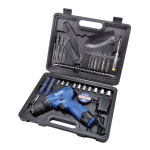 48-Piece Lithium Cordless Drill & Socket Tool Set Kit