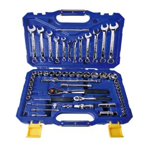 60Pcs 6.3mm 12.5mm Auto Repair Socket Set with Wrenches