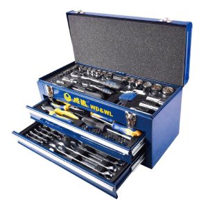 90-Piece 6.3mm+12.5mm Drive Metric Mechanic Tool Set