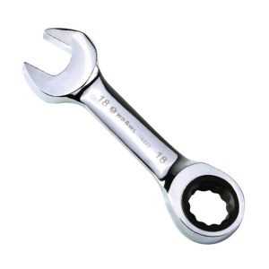 Short Ratcheting Combination Wrench