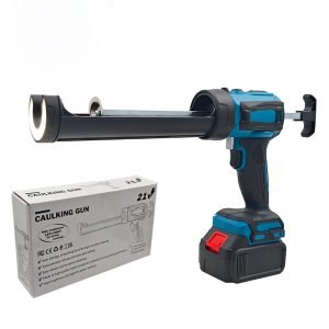 21V Cordless LED Glass Glue Gun 300ml Silicone Sealant