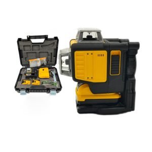 360° Green Laser Level 12V Cross Line Lithium 2 Battery Kit
