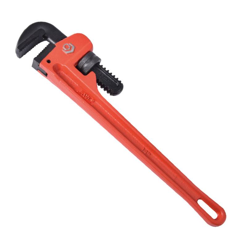 New-Style Heavy Duty Pipe Wrench (10–48) Ductile Iron & 60 Steel Jaws